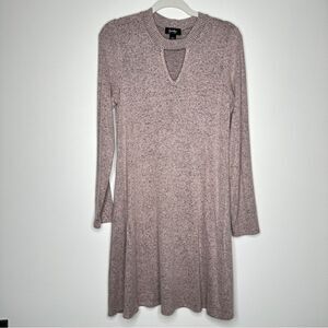 By & By Sweater Keyhole‎ mockneck Dress